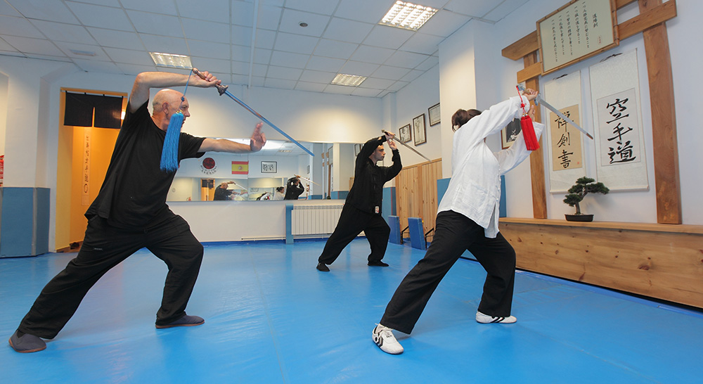 Clase de Taichi con Espada